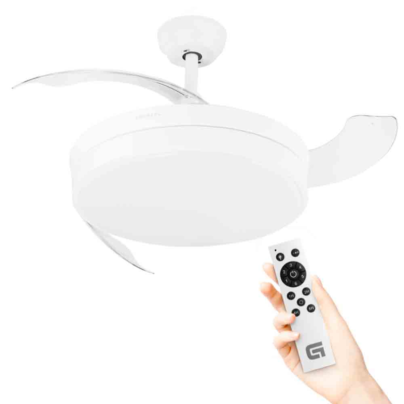 GRUNKEL VENTILADOR-TECHOR SKYWIND-42BL BLANCO 106CM MOTORDC 3ASPAS MANDO
